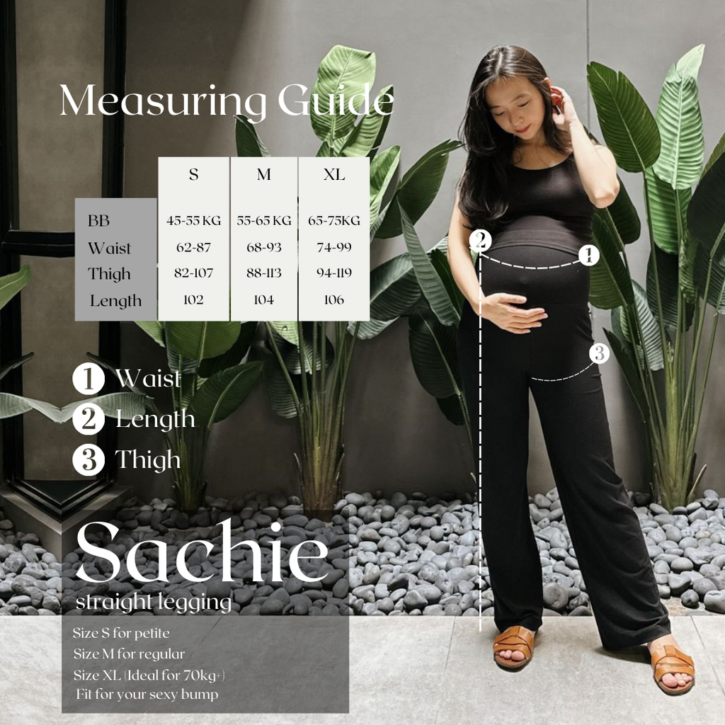 Sachie Straight Legging Black