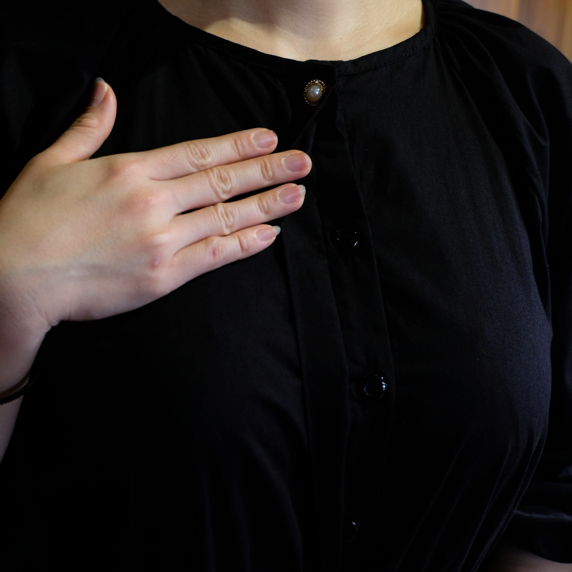 Chayara Ruffle Midi Dress in Black