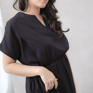 Kanna Nursing Dress in Black