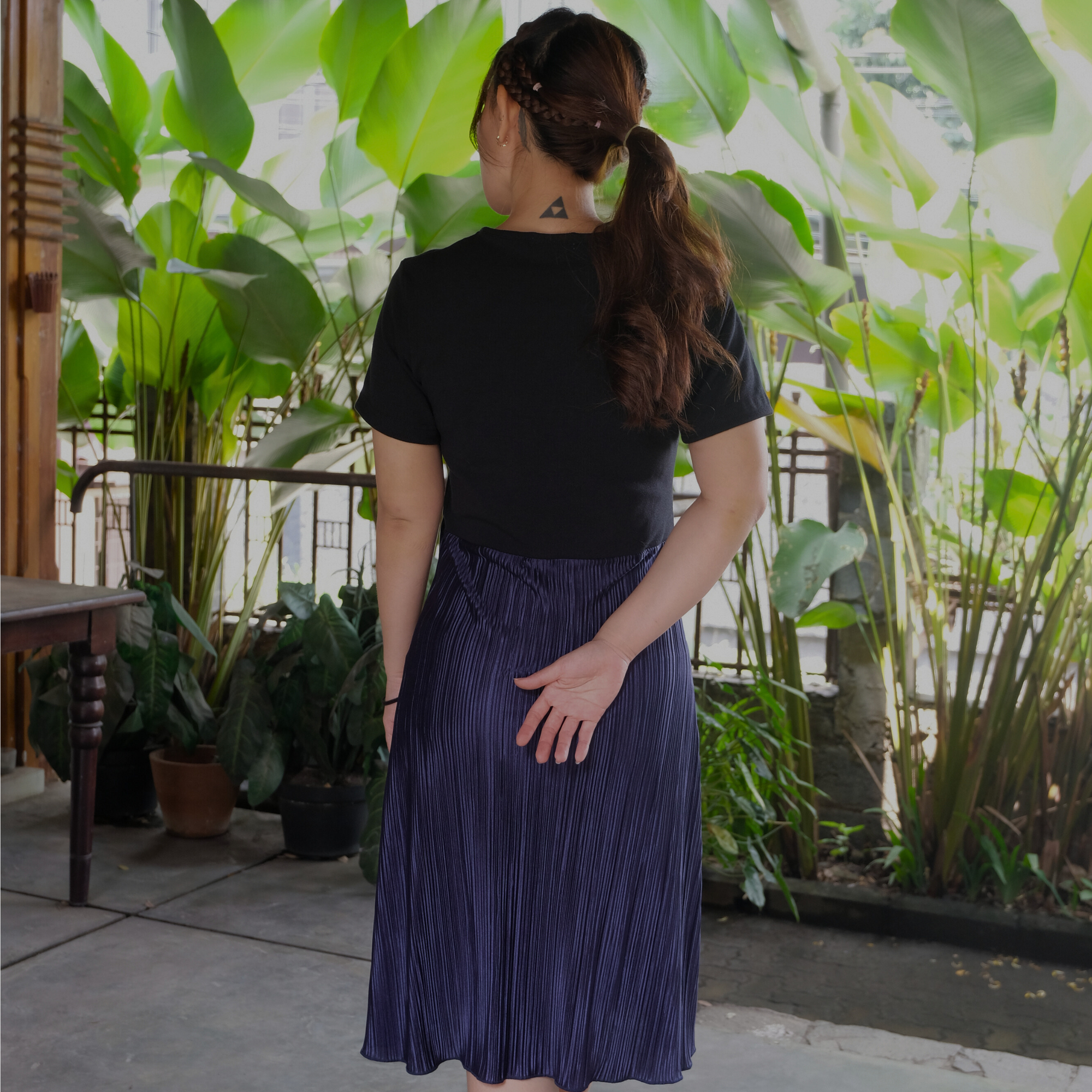 Kendra Dress in Midnight Blue