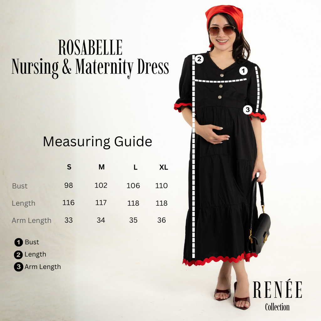 Rosabelle Signature Nursing & Maternity Dress in Cloud White