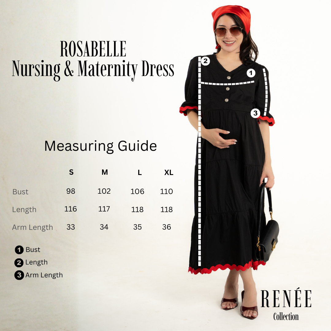 Rosabelle Signature Nursing & Maternity Dress in Cloud White