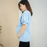 Muat gambar ke penampil Galeri, Hellomommy x Michaela Nursing TEE In Sky Blue
