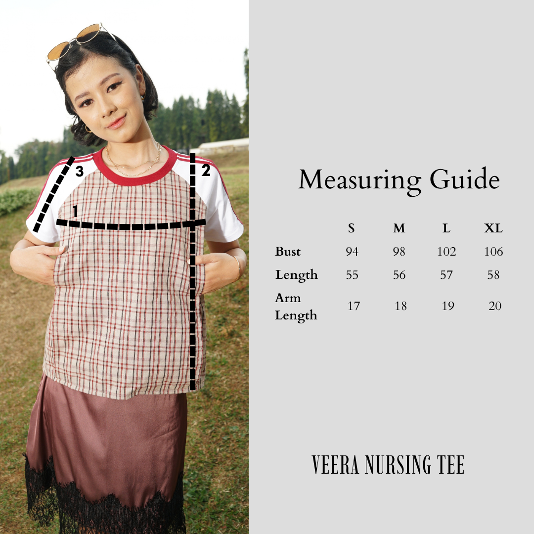 Veera Nursing Tee in Soft Grey