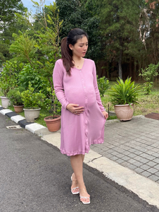 Thalia Dress Rouge Pink