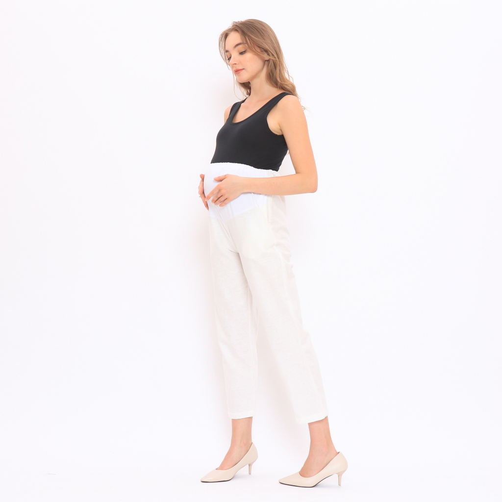 Marion straight leg Pants in White