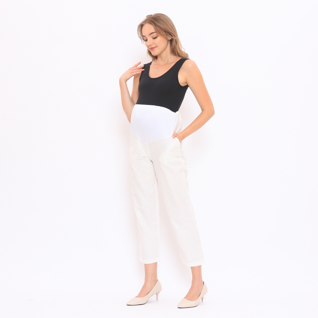 Marion straight leg Pants in White