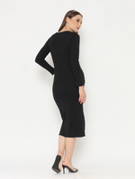 Muat gambar ke penampil Galeri, Clio Rib Dress Black

