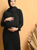 Muat gambar ke penampil Galeri, Norah Hijab Dress black
