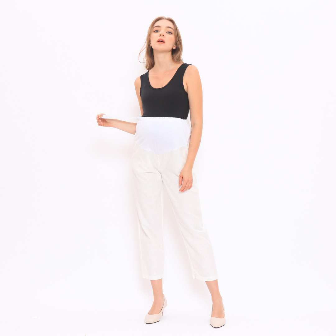 Marion straight leg Pants in White