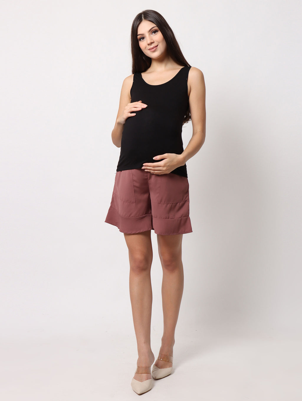 Keiko Short Pants Burgundy