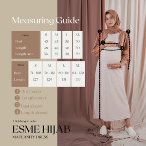 Esme Dress Hijab Baby Pink