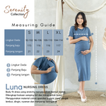 Muat gambar ke penampil Galeri, Luna Nursing Dress Latte Brown
