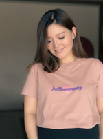 Muat gambar ke penampil Galeri, Hellomommy Logo Tee in Caramel
