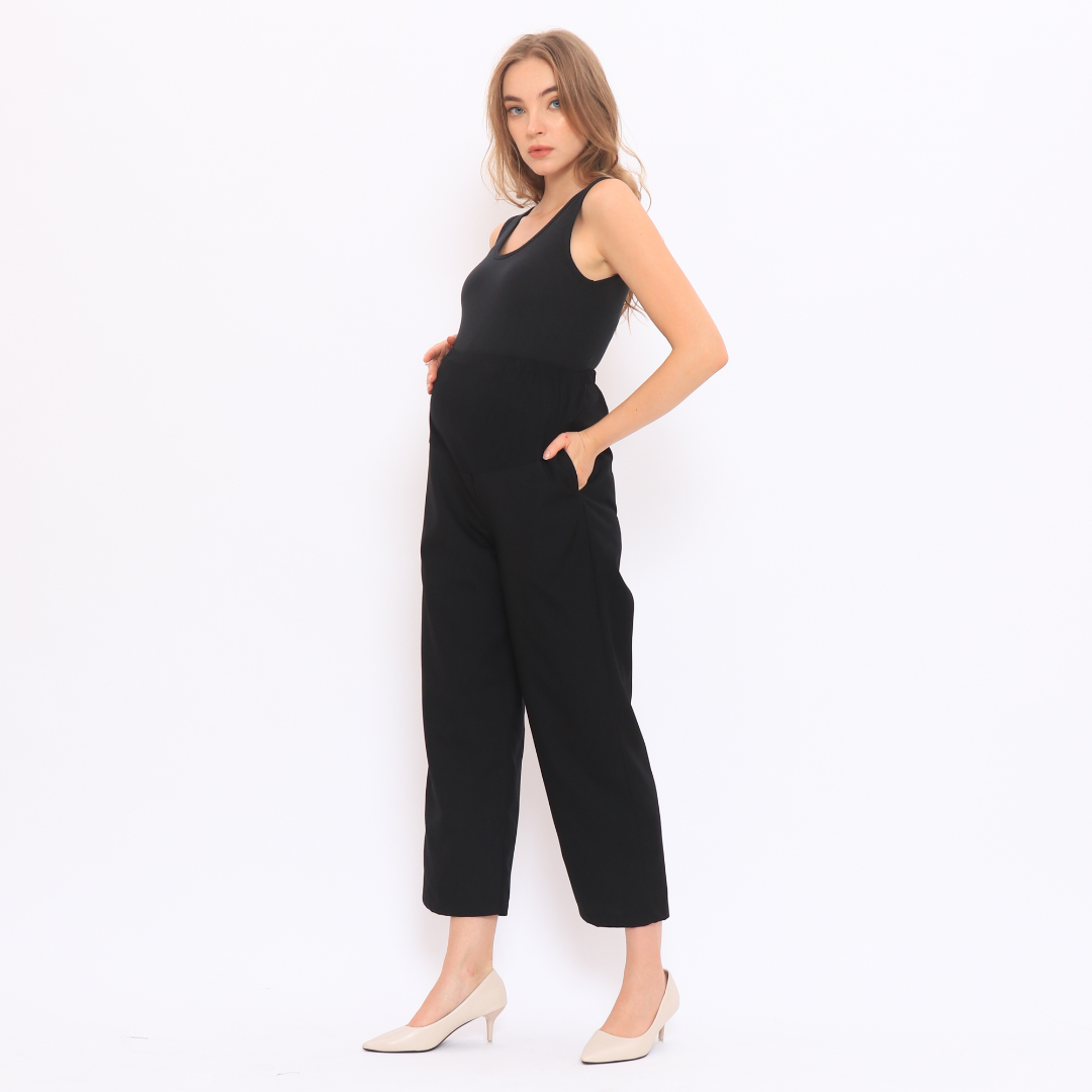 Marion straight leg Pants in Black