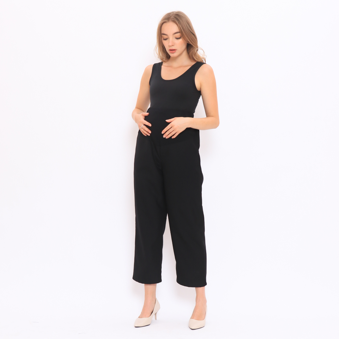 Marion straight leg Pants in Black