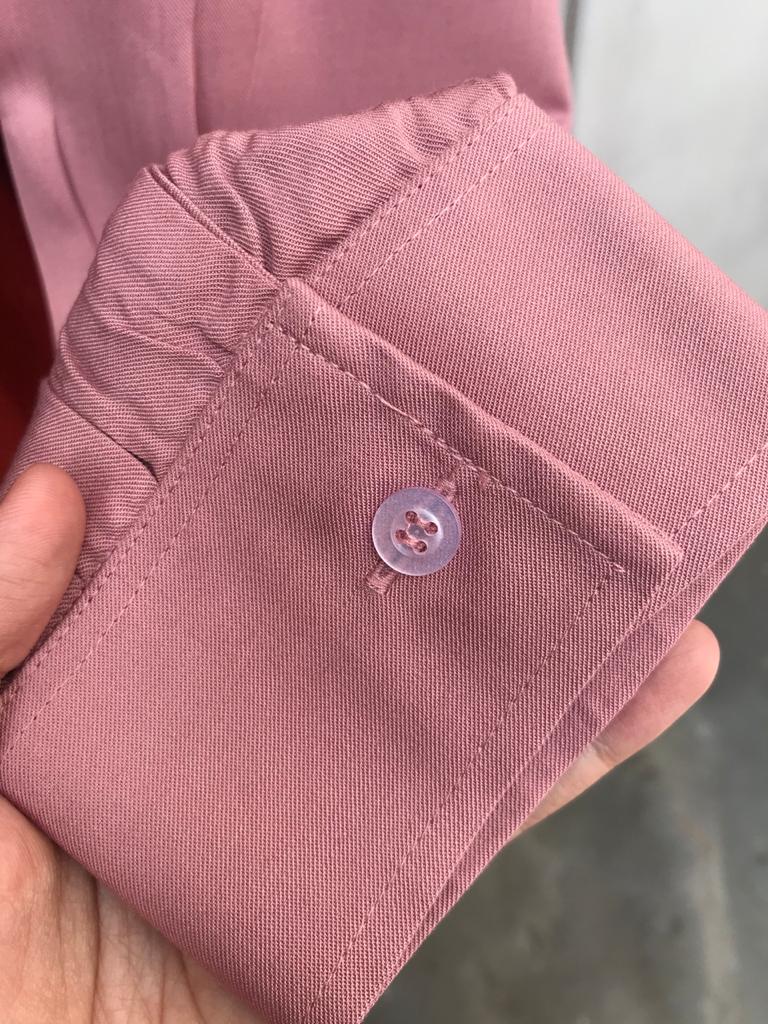 Selena oversize shirt in Pink